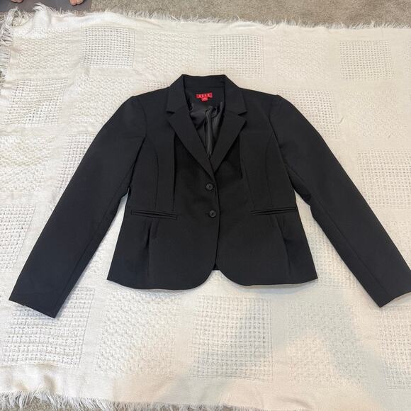 Elle 12 2 button front fitted blazer jacket suit separate C 2654 - Picture 9 of 11